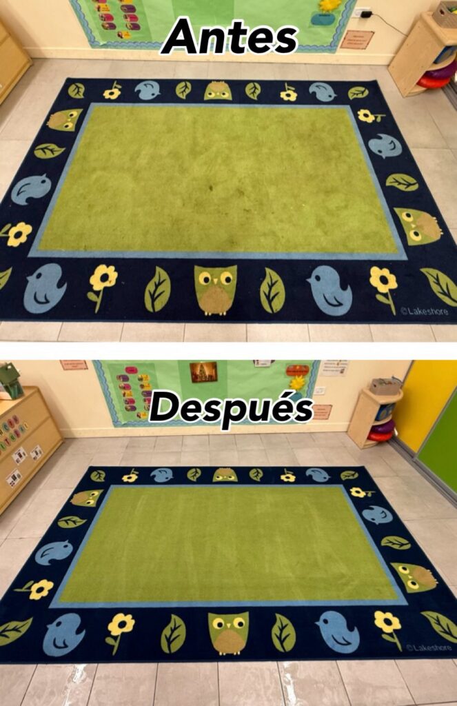 ¿Tus alfombras han perdido su brillo? ¿Se ven desgastadas, opacas o tienen un olor desagradable? No te preocupes más. ¡Llama a los expertos en limpieza de alfombras! Nuestro equipo profesional está listo para devolverle la vida a tus alfombras, Removemos las capas de suciedad, grasa corporal, bacterias, virus, hongos y alérgenos. Especialmente si tienes mascotas, nos encargamos de eliminar esos olores molestos que pueden afectar tu hogar